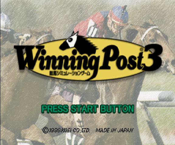 Winning Post 3 Program 98 screenshot 3 for Sega Saturn